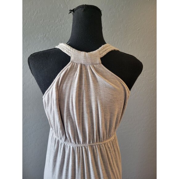 Avaleigh Greece Style off White Sleeveless Long Maxi Dress Size M Bohemian - Picture 6 of 9